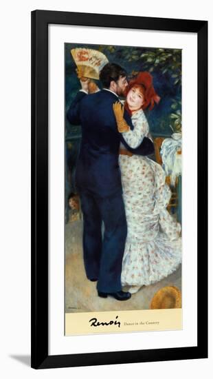 Dance in the Country-Pierre-Auguste Renoir-Framed Art Print