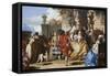 Dance in the Country-Giovanni Tiepolo-Framed Stretched Canvas