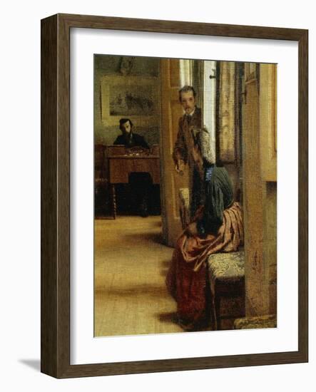 Dance Lesson, 1865-Filippo Carcano-Framed Giclee Print