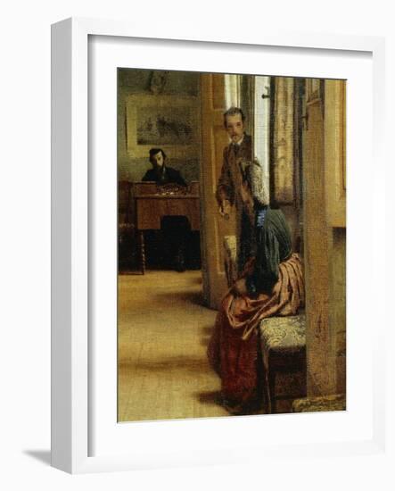 Dance Lesson, 1865-Filippo Carcano-Framed Giclee Print