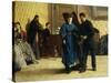 Dance Lesson, 1865-Filippo Carcano-Stretched Canvas