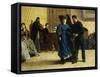 Dance Lesson, 1865-Filippo Carcano-Framed Stretched Canvas