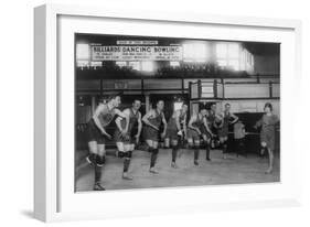 Dance Lessons for the Palace Club Basketball Team-null-Framed Art Print