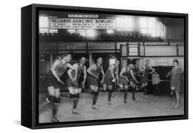 Dance Lessons for the Palace Club Basketball Team-null-Framed Stretched Canvas