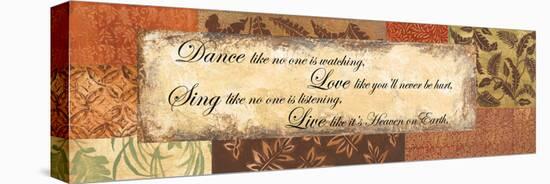 Dance, Love, Sing, Live - special-Gregory Gorham-Stretched Canvas