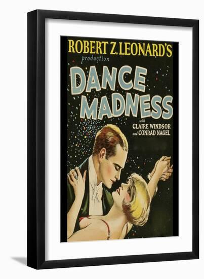 Dance Madness-null-Framed Art Print