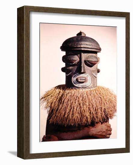 Dance Masks Used by the Bushonogo Tribe in the Belgian Congo-Eliot Elisofon-Framed Photographic Print