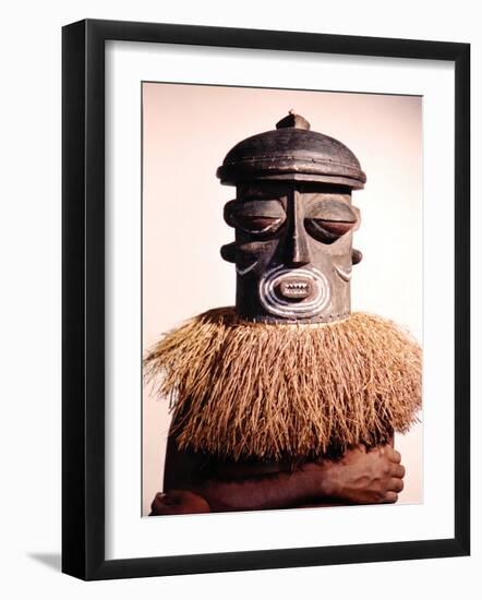 Dance Masks Used by the Bushonogo Tribe in the Belgian Congo-Eliot Elisofon-Framed Photographic Print