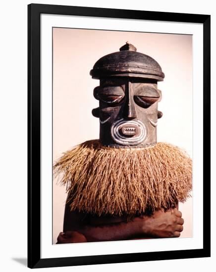 Dance Masks Used by the Bushonogo Tribe in the Belgian Congo-Eliot Elisofon-Framed Photographic Print