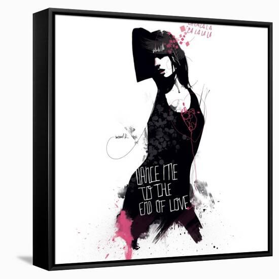 Dance me to the end of love-Manuel Rebollo-Framed Stretched Canvas