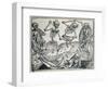 Dance of Death (1493)-Michael Wolgemut-Framed Art Print