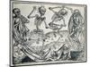Dance of Death (1493)-Michael Wolgemut-Mounted Art Print