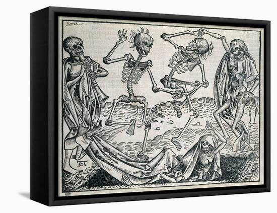 Dance of Death (1493)-Michael Wolgemut-Framed Stretched Canvas