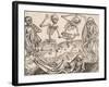 Dance of Death (From the Schedel's Chronicle of the Worl)-Michael Wolgemut-Framed Giclee Print