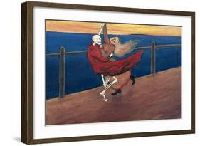 Dance of Death Par Simberg, Hugo (1873-1917), 1899 - Oil on Canvas, 26X36 - Private Collection-Hugo Simberg-Framed Giclee Print