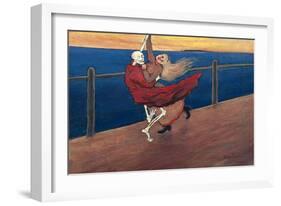 Dance of Death Par Simberg, Hugo (1873-1917), 1899 - Oil on Canvas, 26X36 - Private Collection-Hugo Simberg-Framed Giclee Print