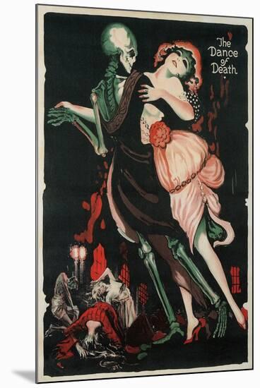 Dance of Death, Skeleton-null-Mounted Giclee Print