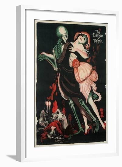 Dance of Death, Skeleton-null-Framed Art Print