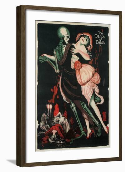 Dance of Death, Skeleton-null-Framed Art Print