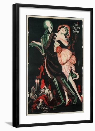 Dance of Death, Skeleton-null-Framed Art Print