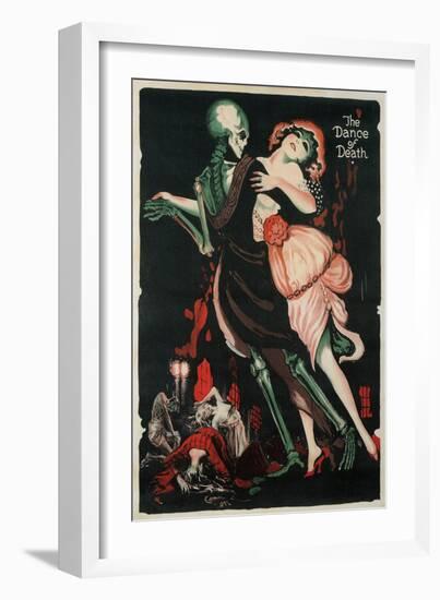 Dance of Death, Skeleton-null-Framed Art Print