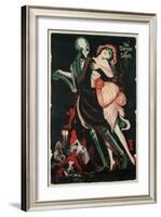 Dance of Death, Skeleton-null-Framed Art Print