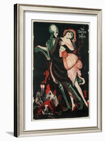 Dance of Death, Skeleton-null-Framed Art Print