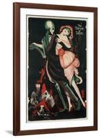 Dance of Death, Skeleton-null-Framed Art Print
