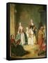 Dance of Furlana-Pietro Longhi-Framed Stretched Canvas