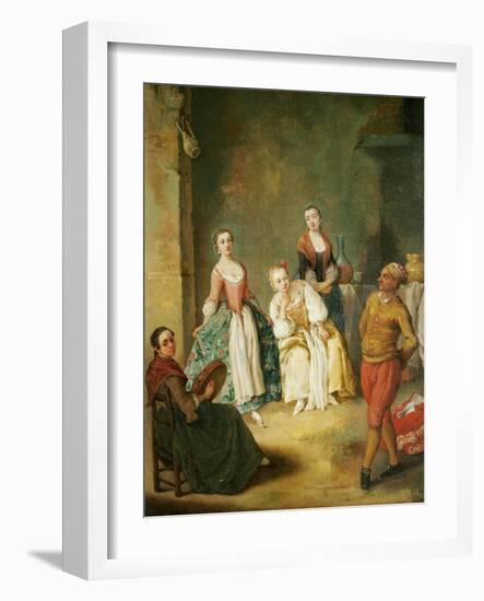 Dance of Furlana-Pietro Longhi-Framed Giclee Print