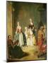 Dance of Furlana-Pietro Longhi-Mounted Giclee Print