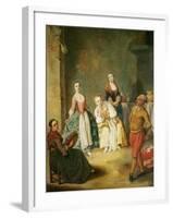 Dance of Furlana-Pietro Longhi-Framed Giclee Print