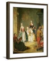 Dance of Furlana-Pietro Longhi-Framed Giclee Print