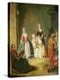 Dance of Furlana-Pietro Longhi-Stretched Canvas