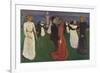 Dance of Life, 1899-1900 (Oil on Canvas)-Edvard Munch-Framed Giclee Print