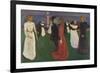 Dance of Life, 1899-1900 (Oil on Canvas)-Edvard Munch-Framed Giclee Print