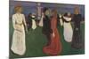 Dance of Life, 1899-1900 (Oil on Canvas)-Edvard Munch-Mounted Giclee Print