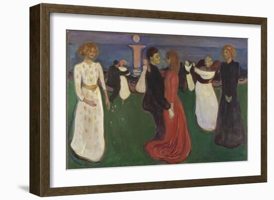 Dance of Life, 1899-1900 (Oil on Canvas)-Edvard Munch-Framed Giclee Print