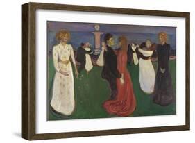 Dance of Life, 1899-1900 (Oil on Canvas)-Edvard Munch-Framed Giclee Print