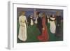 Dance of Life, 1899-1900 (Oil on Canvas)-Edvard Munch-Framed Giclee Print