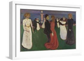 Dance of Life, 1899-1900 (Oil on Canvas)-Edvard Munch-Framed Giclee Print