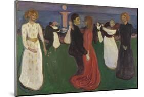 Dance of Life, 1899-1900 (Oil on Canvas)-Edvard Munch-Mounted Giclee Print