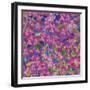 Dance Of Love- Pink Flowers Repeat-Carissa Luminess-Framed Giclee Print