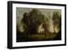 Dance of Nymphs-Jean-Baptiste-Camille Corot-Framed Giclee Print