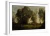 Dance of Nymphs-Jean-Baptiste-Camille Corot-Framed Giclee Print