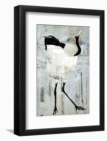 Dance of Red Crown II-Rachel Travis-Framed Art Print