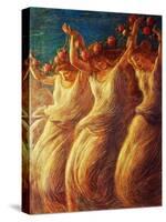 Dance of Rose, 1908-Gaetano Previati-Stretched Canvas