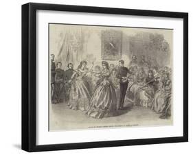 Dance of Russian Gipsies before the Prince of Wales at Moscow-null-Framed Giclee Print