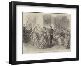 Dance of Russian Gipsies before the Prince of Wales at Moscow-null-Framed Giclee Print