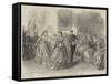 Dance of Russian Gipsies before the Prince of Wales at Moscow-null-Framed Stretched Canvas